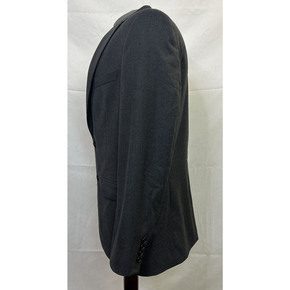 Lauren Ralph Lauren Sport Coat 42R Grey Check Houndstooth Blazer Jacket FS Chrty - Picture 4 of 12